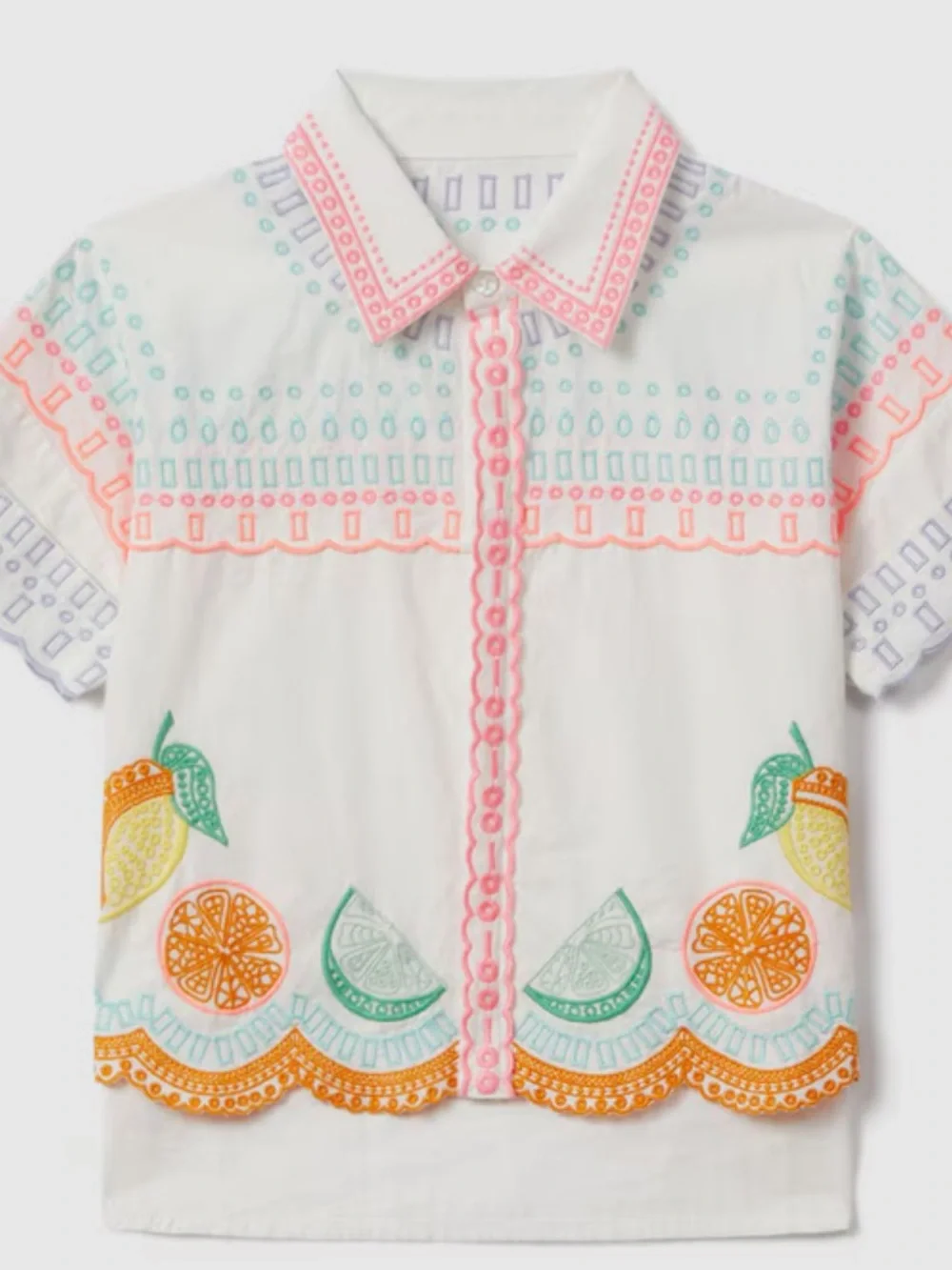 Reiss white button